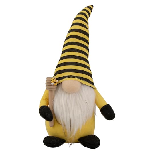 10" Yellow & Black Bumblebee Springtime Gnome By Northlight | 10.25" x 4.75" x 4" | Michaels®